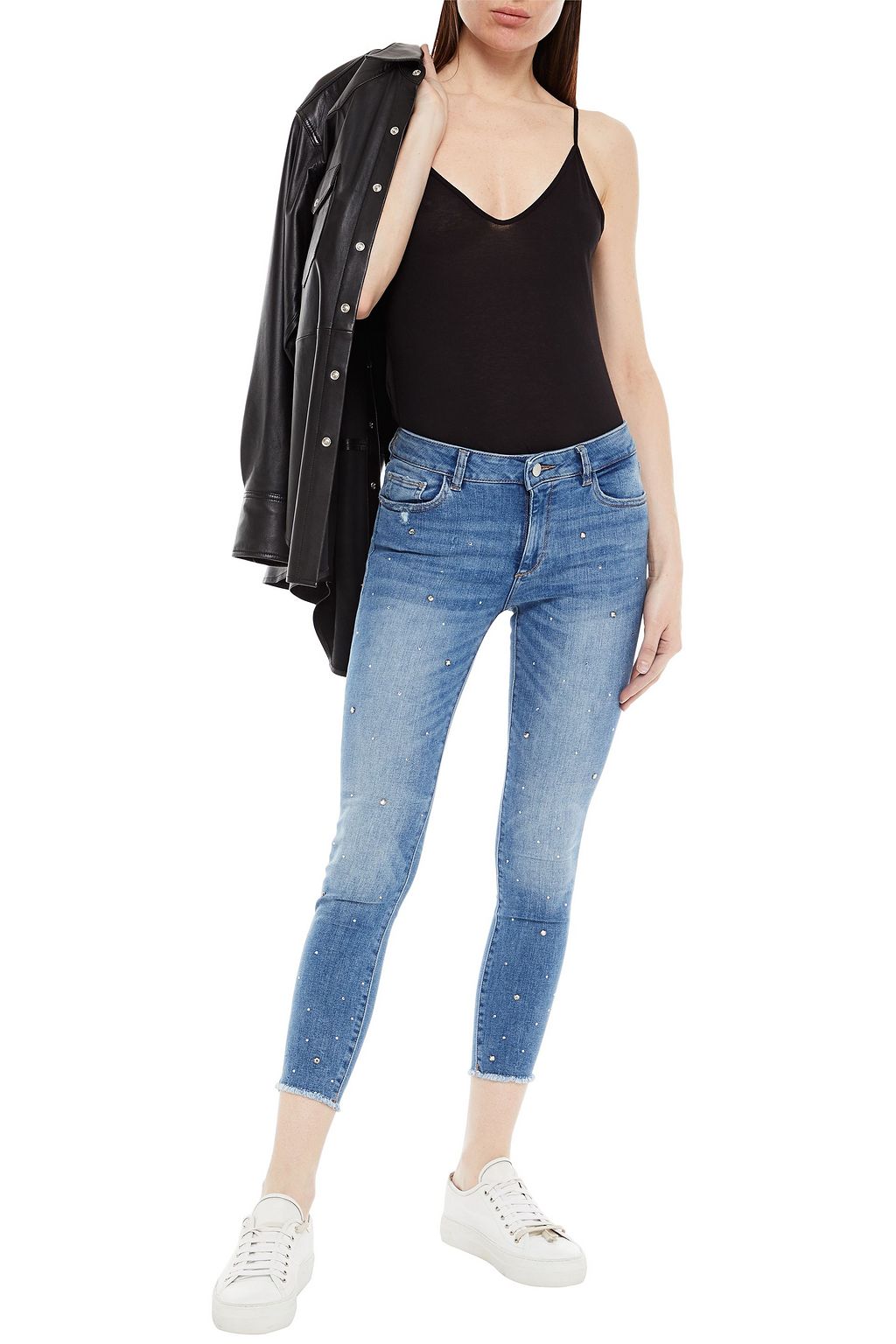 STATESIDE Cotton-jersey camisole