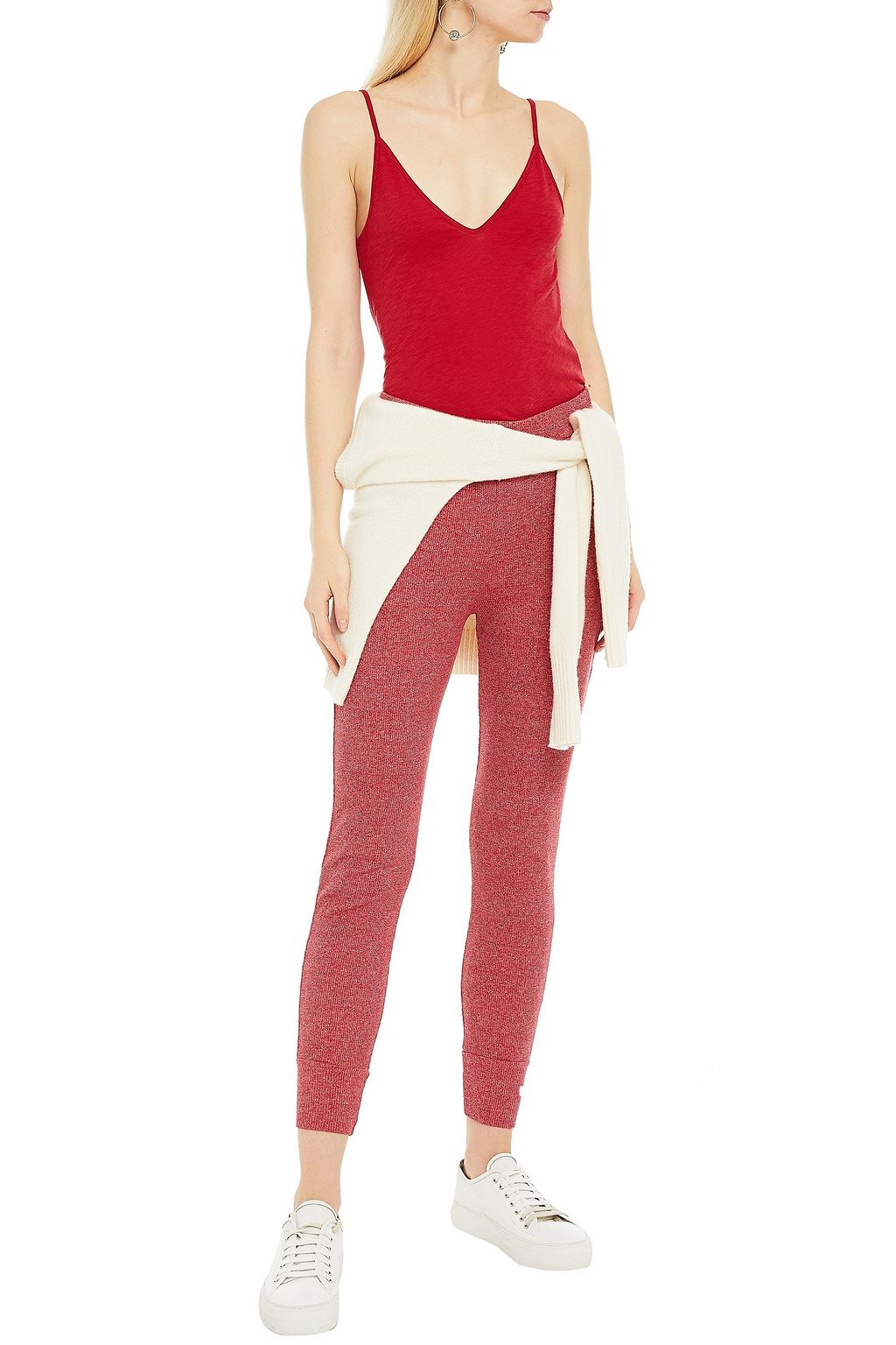 STATESIDE Slub Supima cotton-jersey camisole
