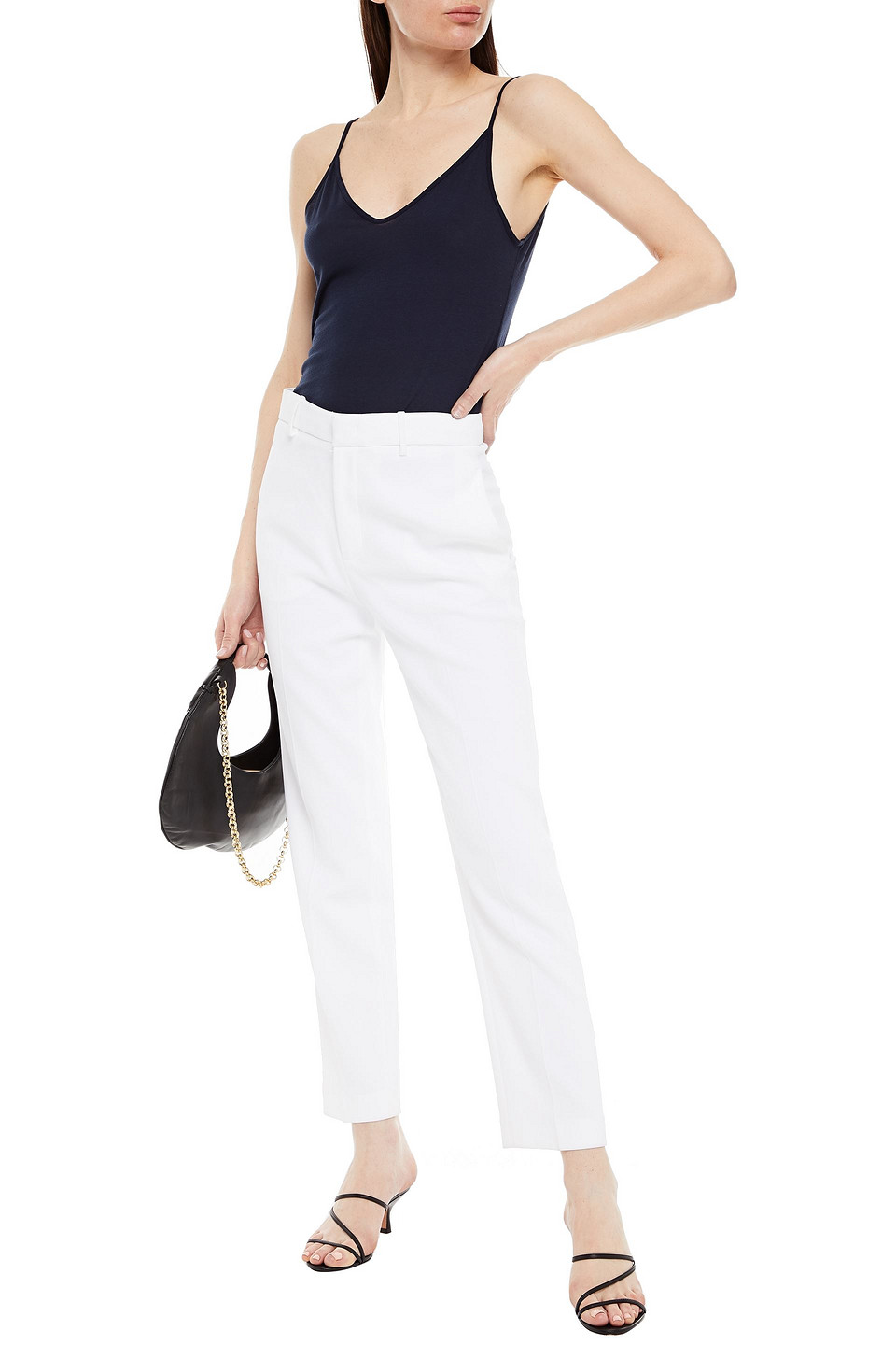 Stateside Cotton-jersey Camisole In Navy
