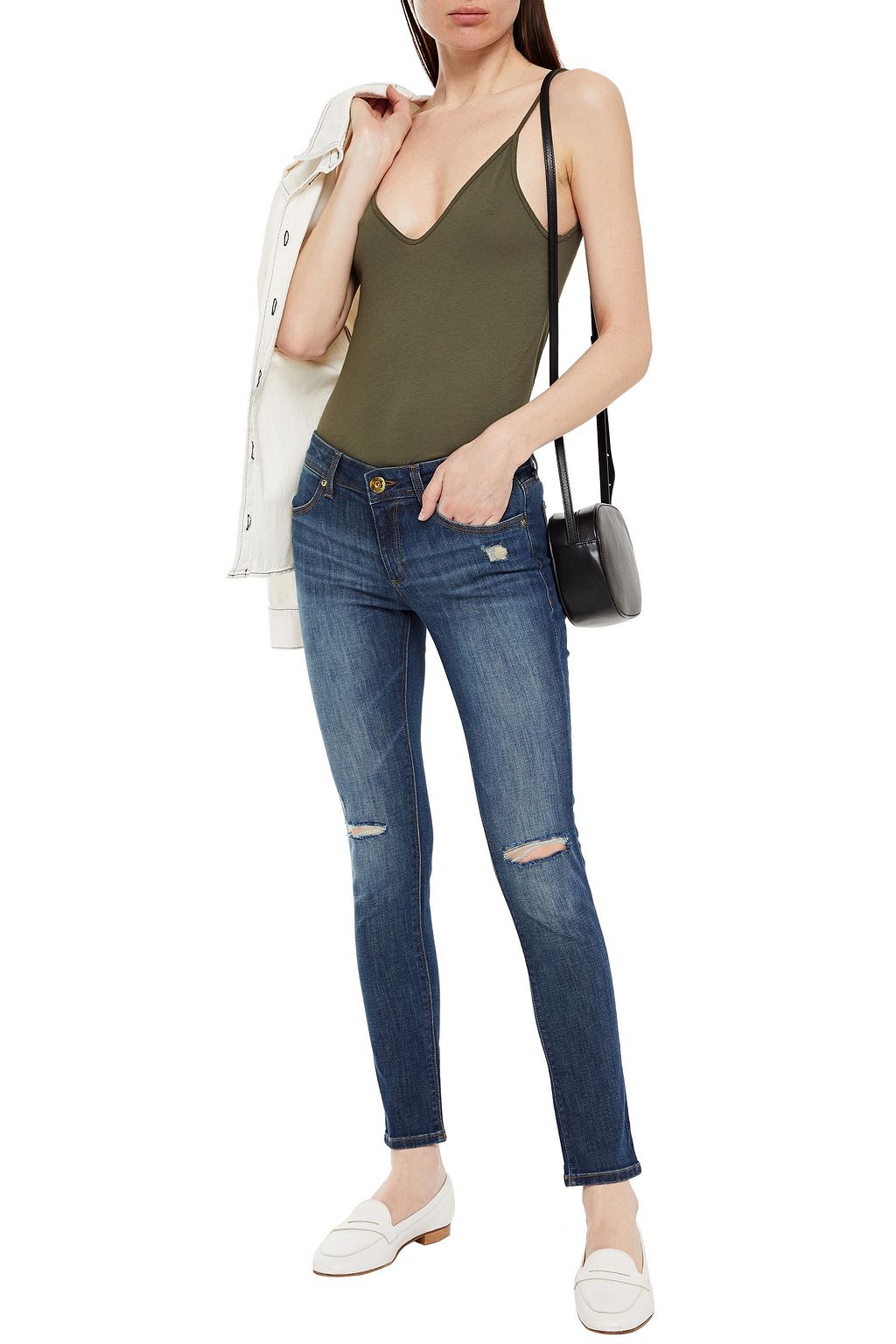 STATESIDE Cotton-jersey camisole