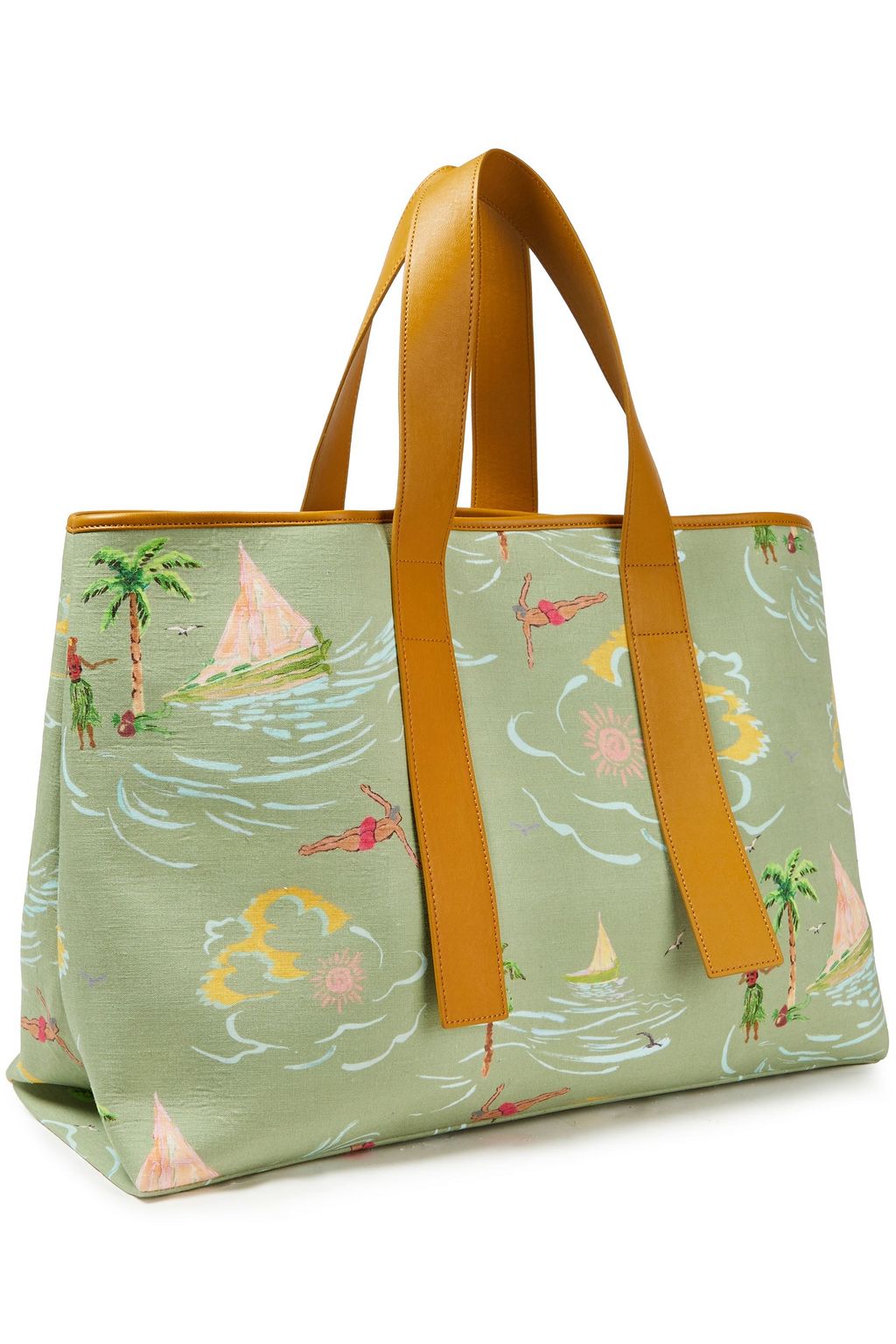 REJINA PYO Carter printed canvas tote