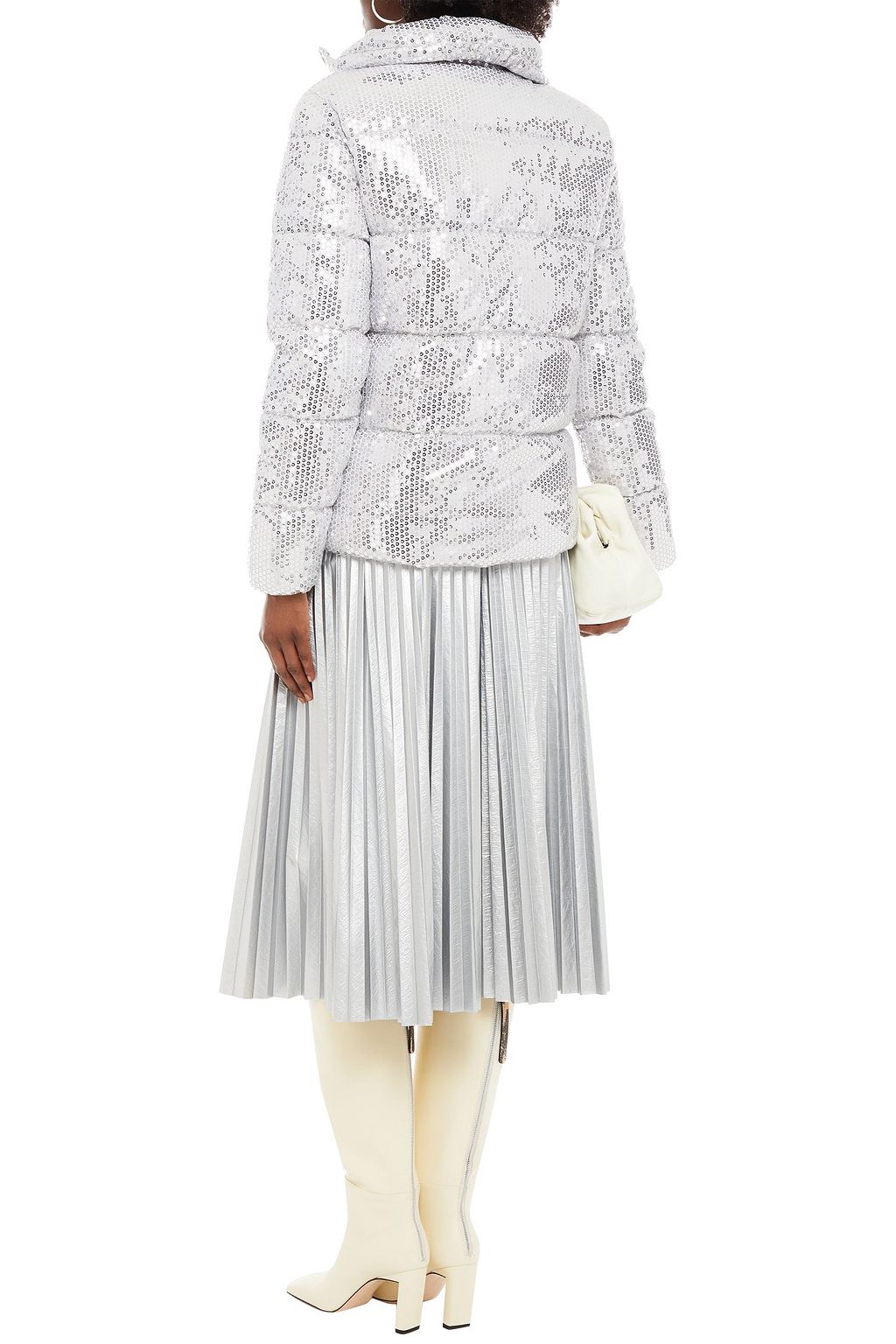 UNREAL FUR Desire sequined quilted shell jacket