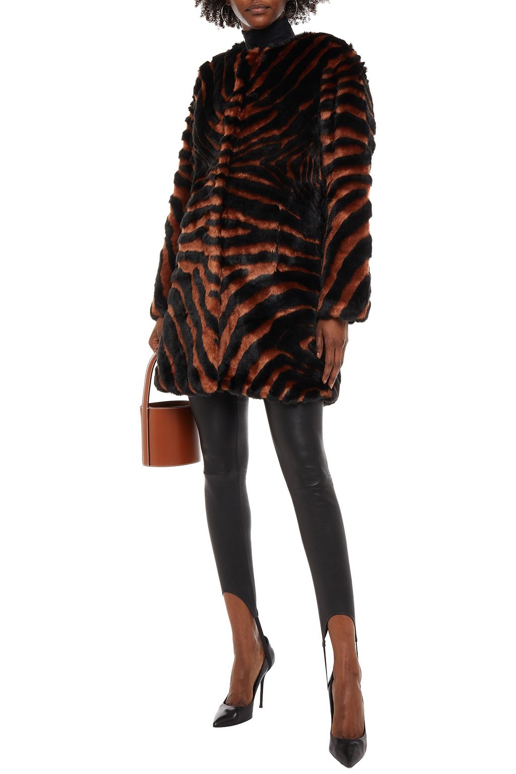 UNREAL FUR Dream Catcher tiger-print faux fur coat
