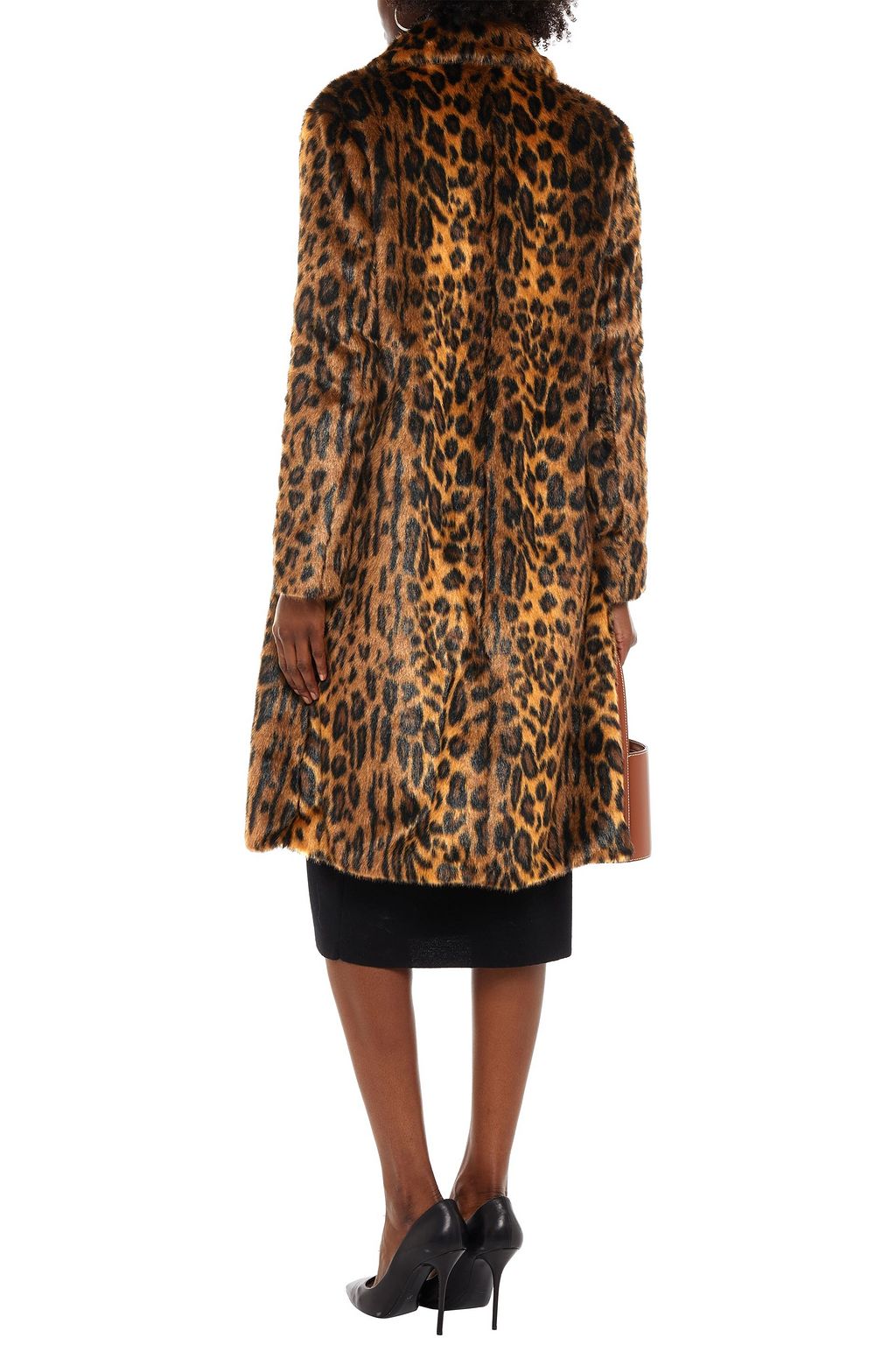 UNREAL FUR The Long Weekend leopard-print faux fur coat