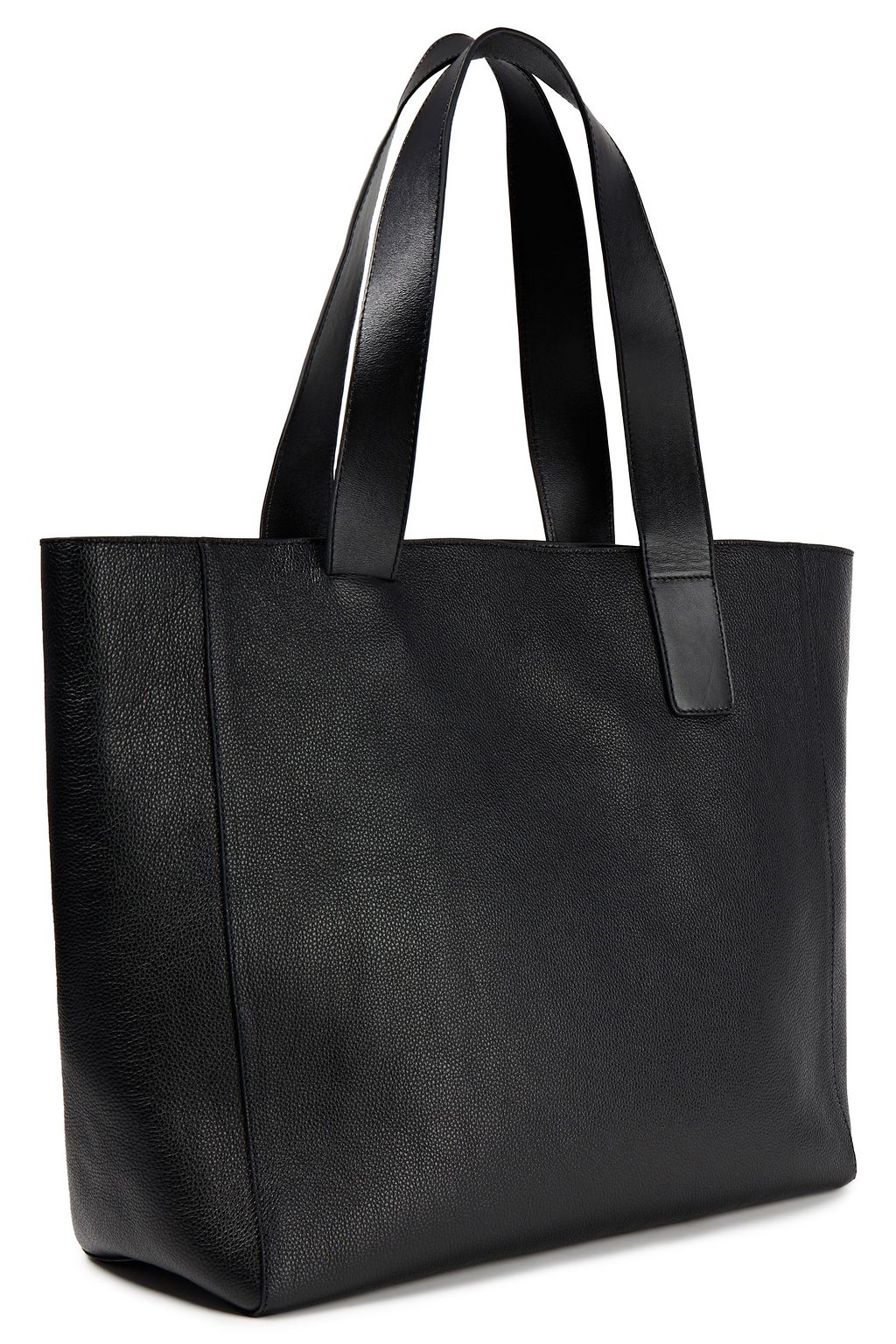ANN DEMEULEMEESTER Buckle-detailed pebbled-leather tote
