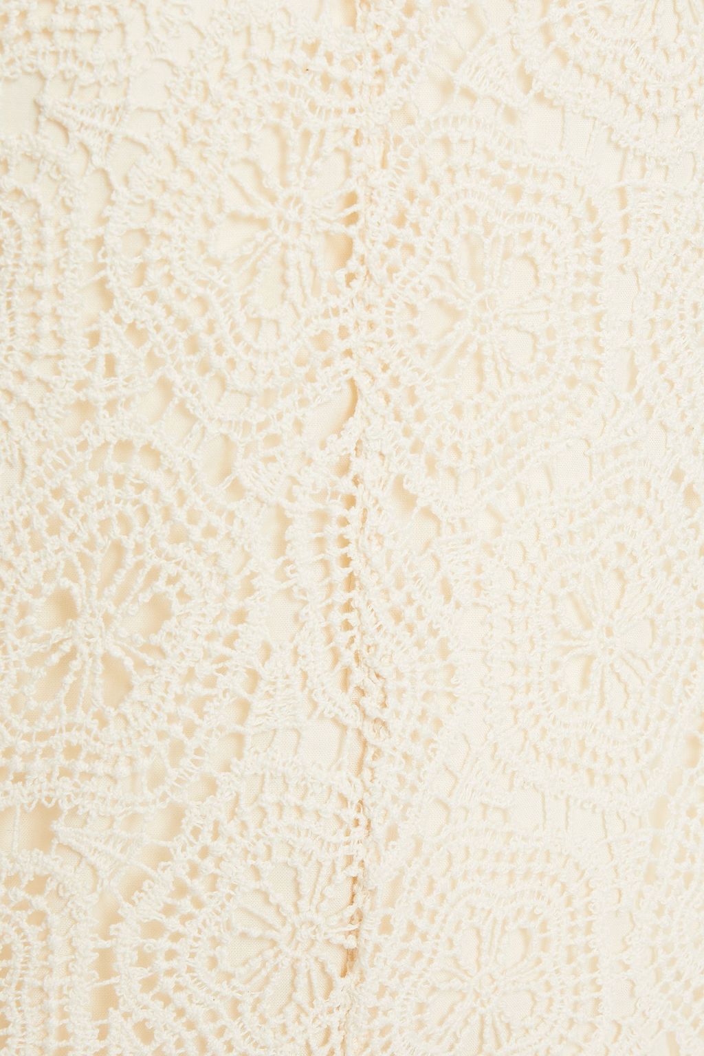 BA&SH Gaspard crocheted cotton-blend playsuit