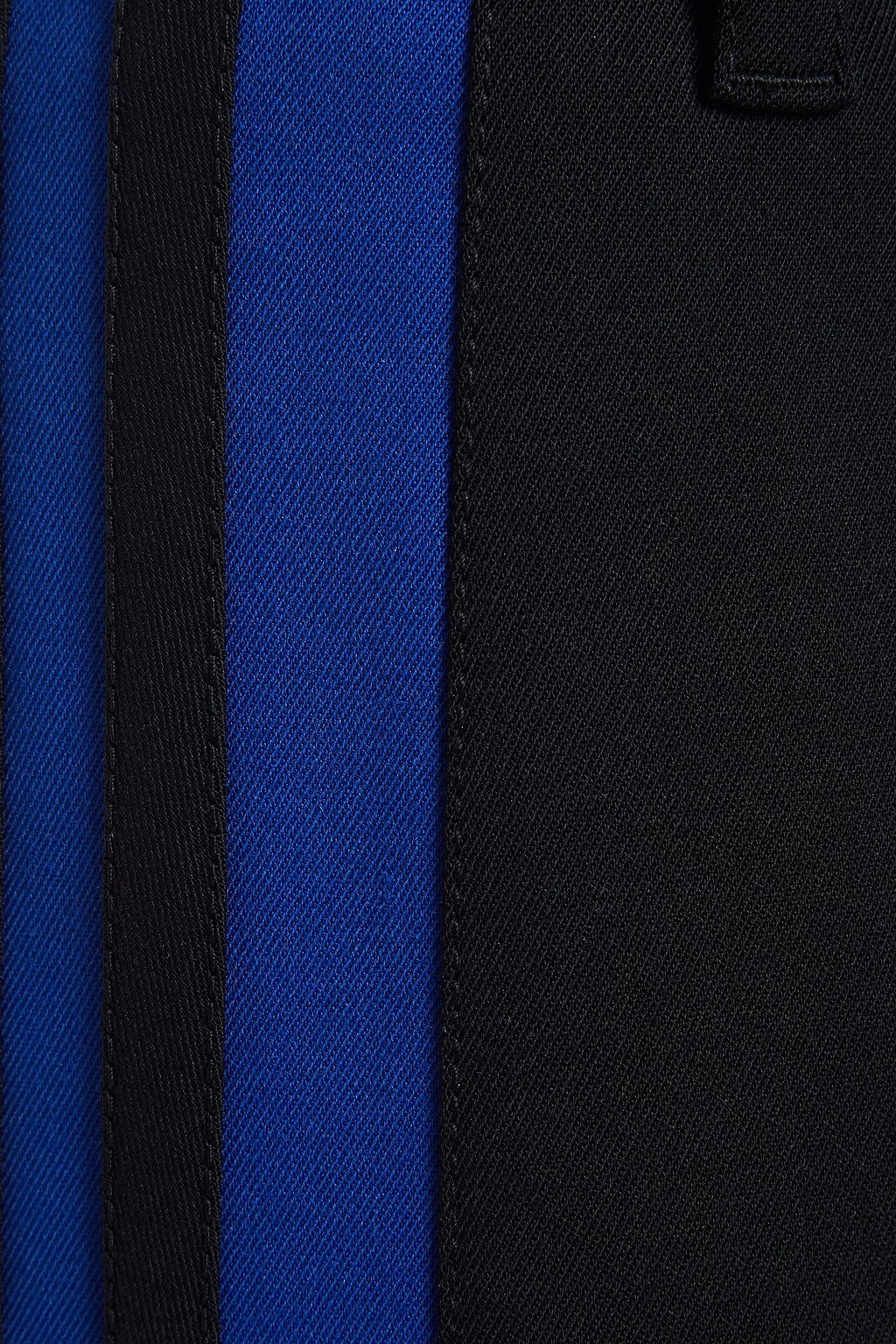 BALENCIAGA Striped twill wide-leg pants