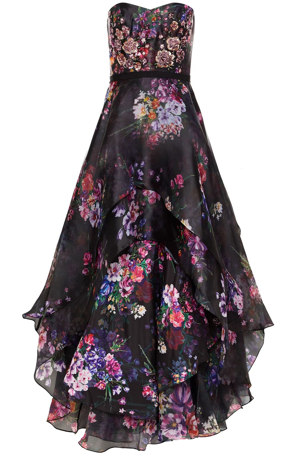 marchesa notte strapless