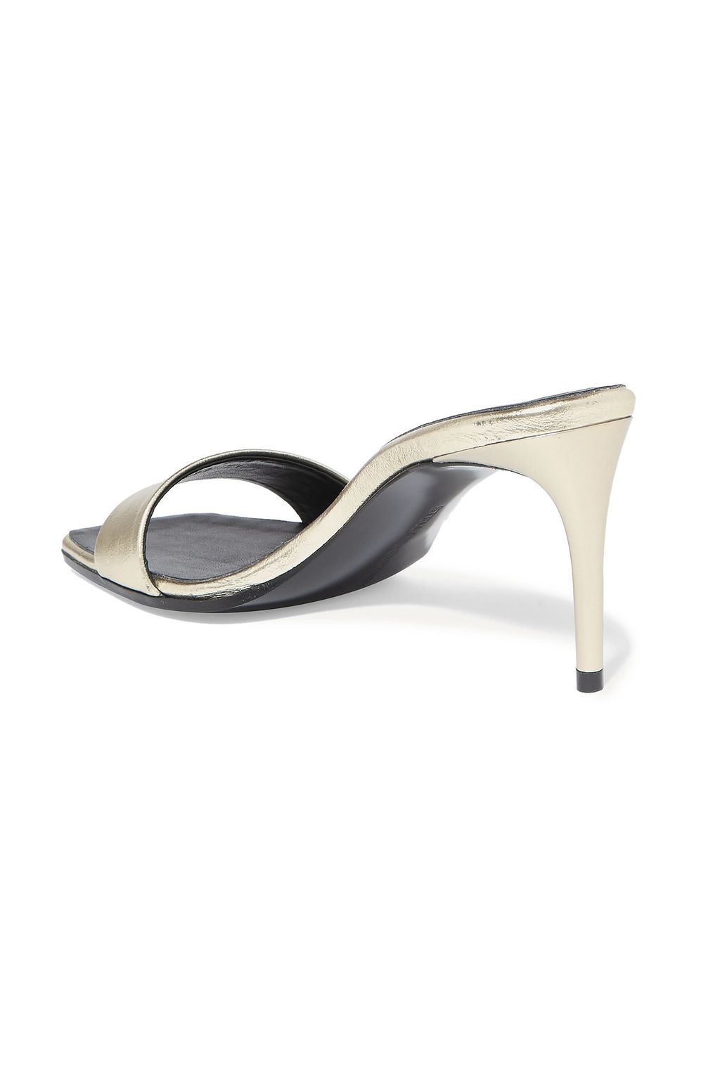 STELLA MCCARTNEY Metallic vegetarian leather mules