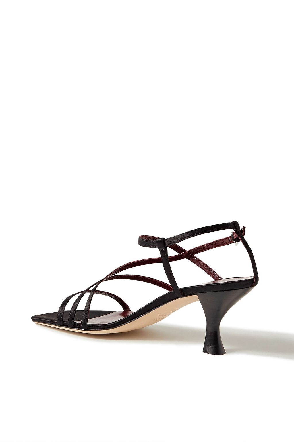 STAUD Gita satin sandals