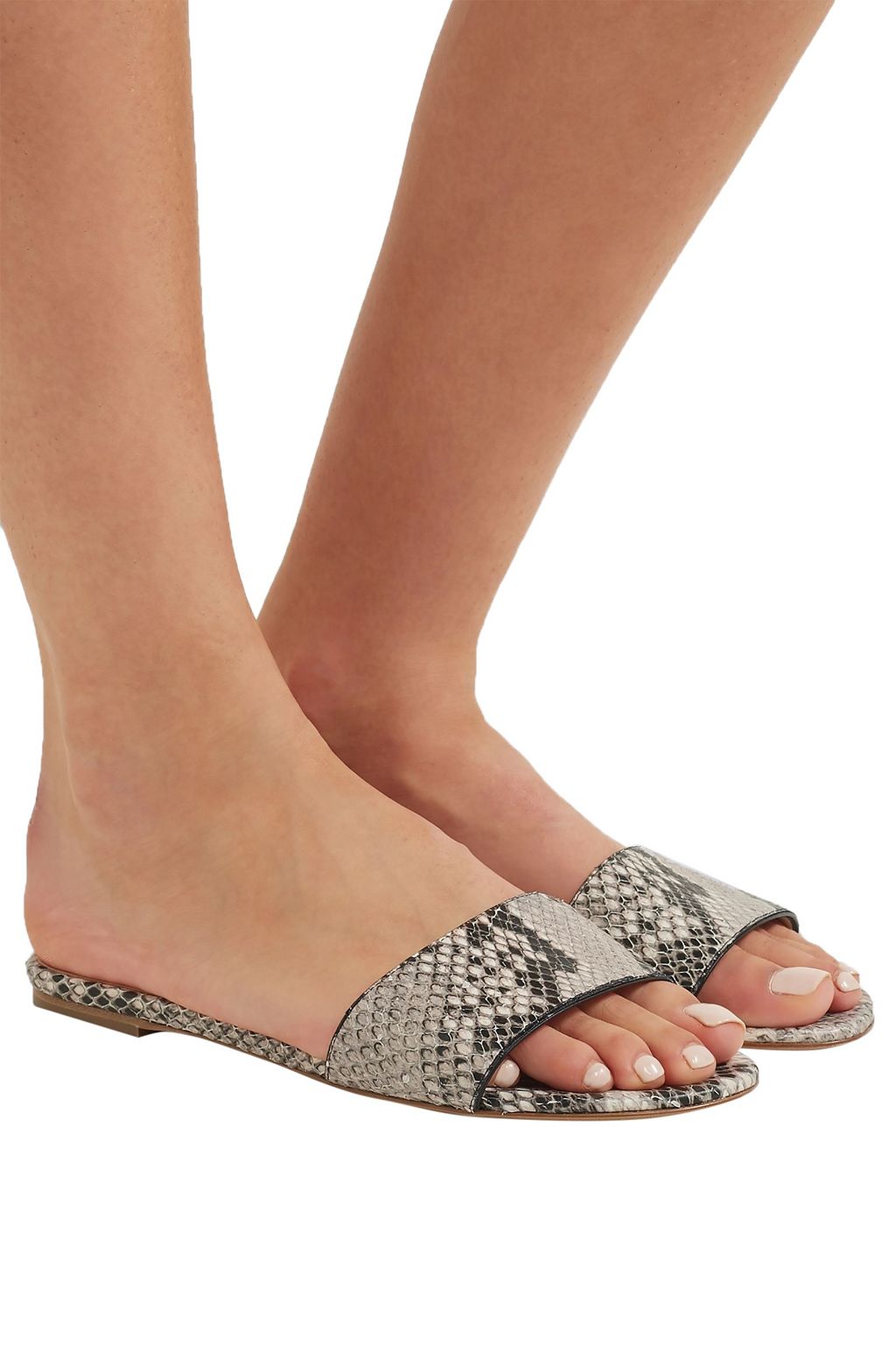 GABRIELA HEARST Franzine croc-effect leather slides