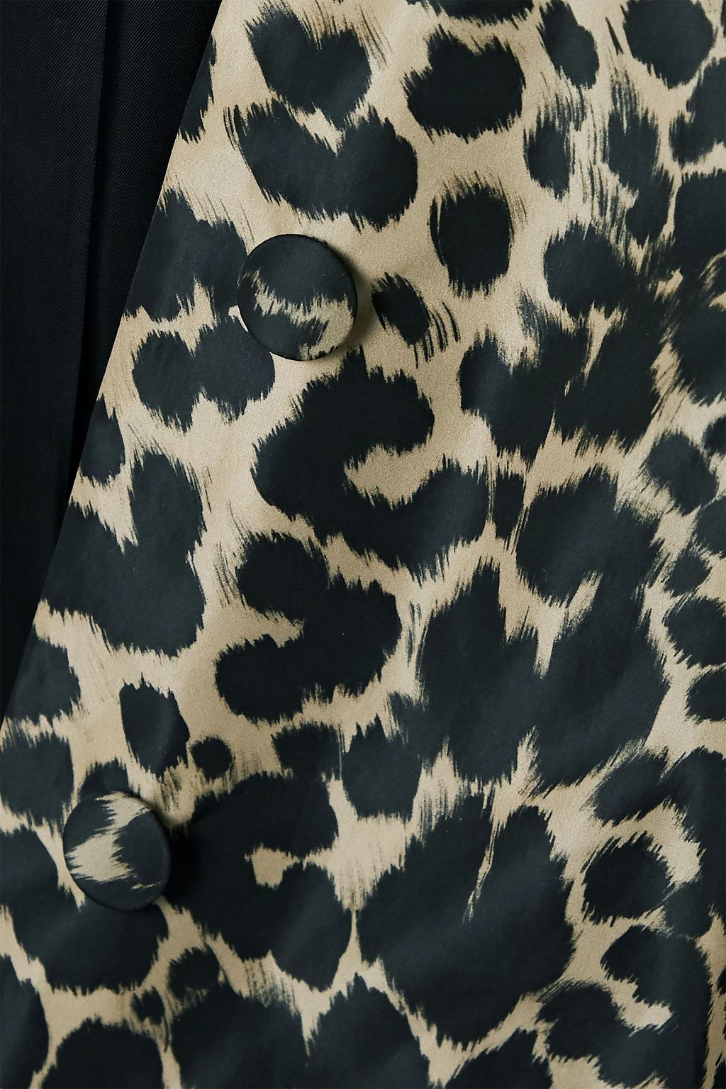 DRIES VAN NOTEN Leopard-print shell trench coat