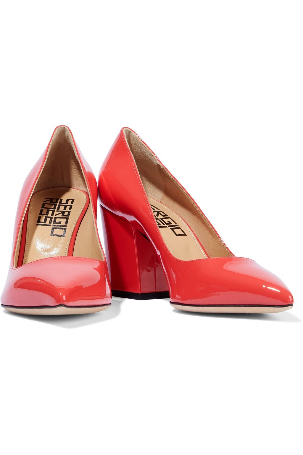 SERGIO ROSSI Patent-leather pumps
