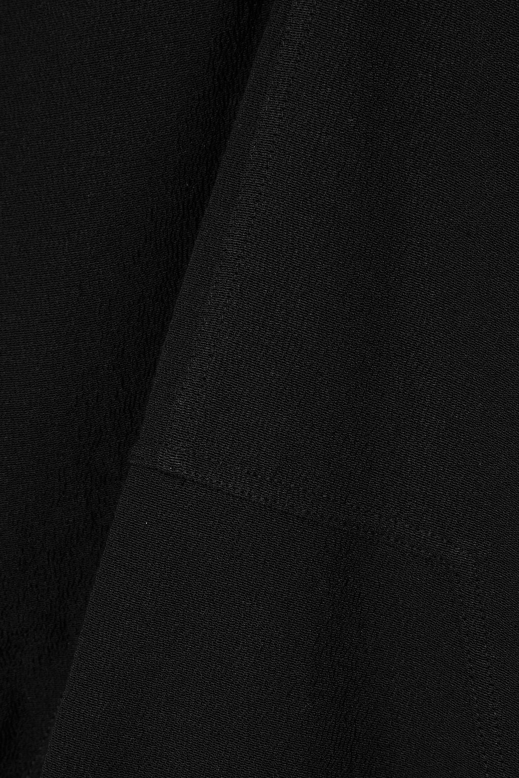 RICK OWENS Gathered textured cotton-blend midi dress