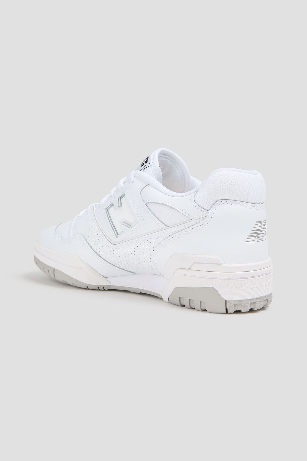 NEW BALANCE حذاء سنيكرز 550 من الجلد وجلد السويد بحواف من الشبك