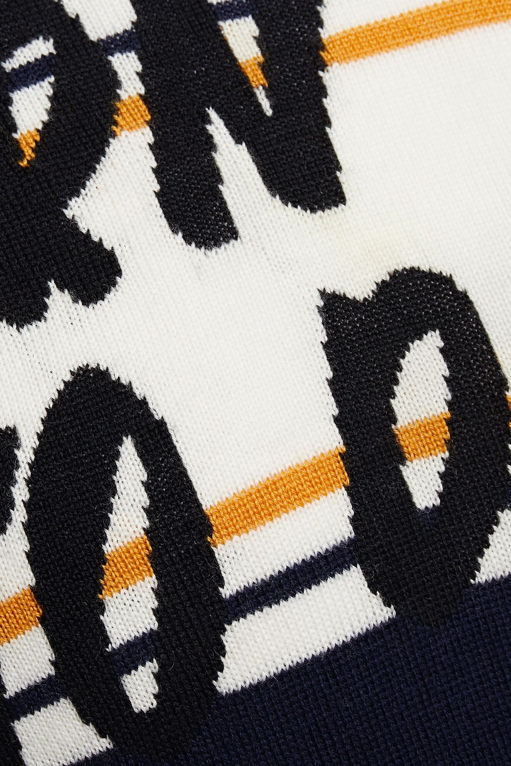 BA&SH Latine intarsia wool sweater