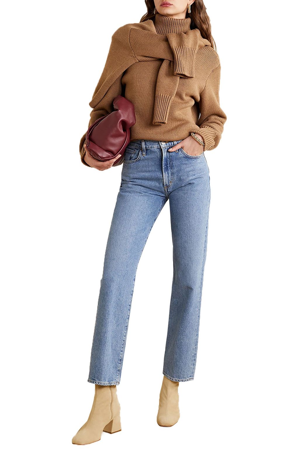 PORTE & PAIRE Suede ankle boots