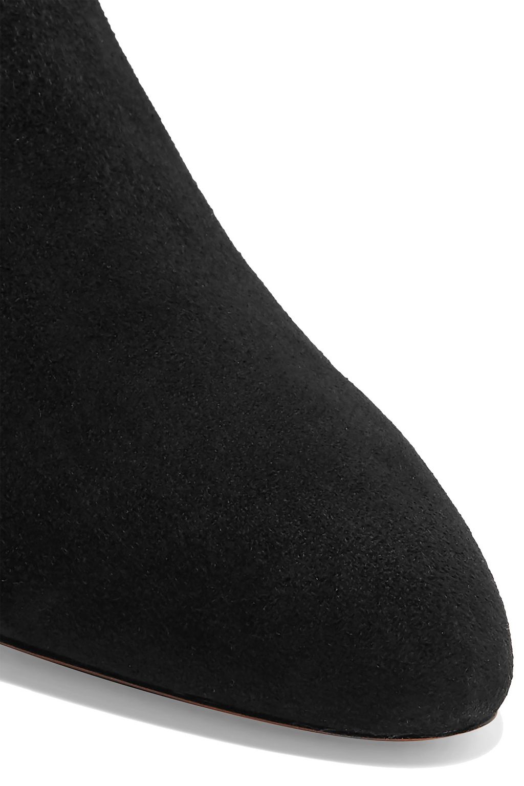 ALAÏA 45 suede ankle boots