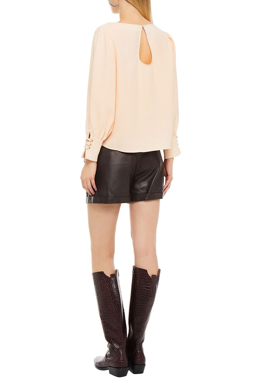 BA&SH Camilla crepe de chine blouse