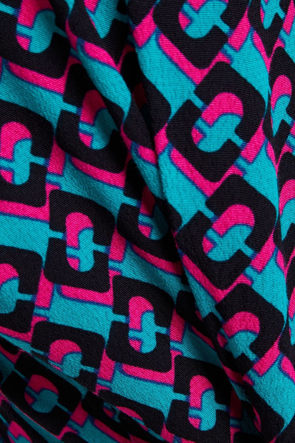 DIANE VON FURSTENBERG Printed crepe mini dress
