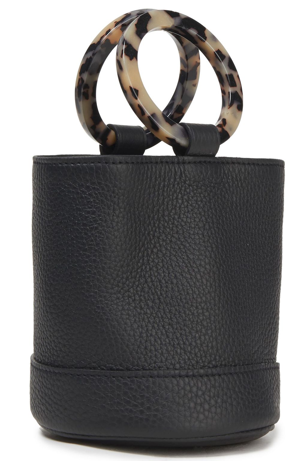 SIMON MILLER Bonsai pebbled-leather bucket bag