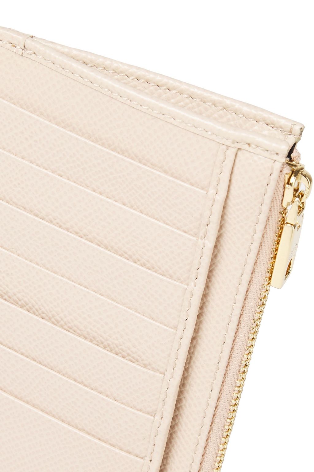 DOLCE&GABBANA Textured-leather cardholder