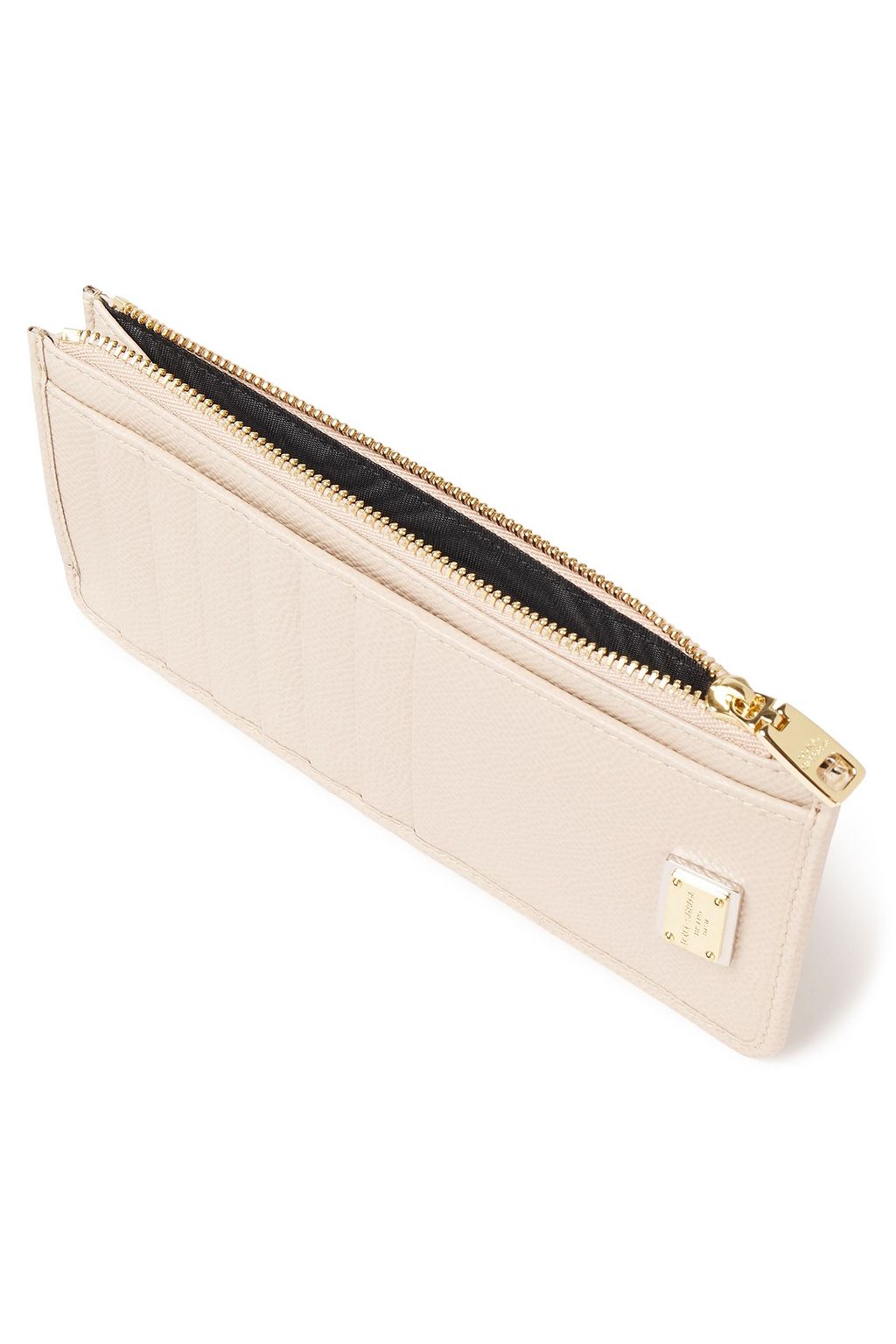 DOLCE&GABBANA Textured-leather cardholder