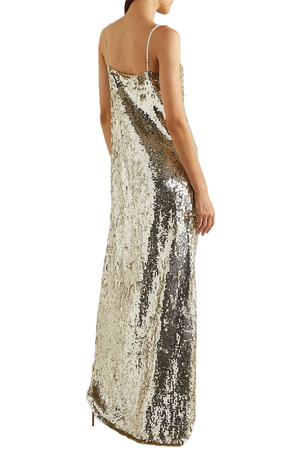 NILI LOTAN Sequined chiffon gown