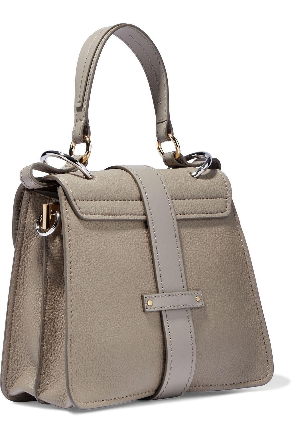CHLOÉ Aby textured-leather shoulder bag