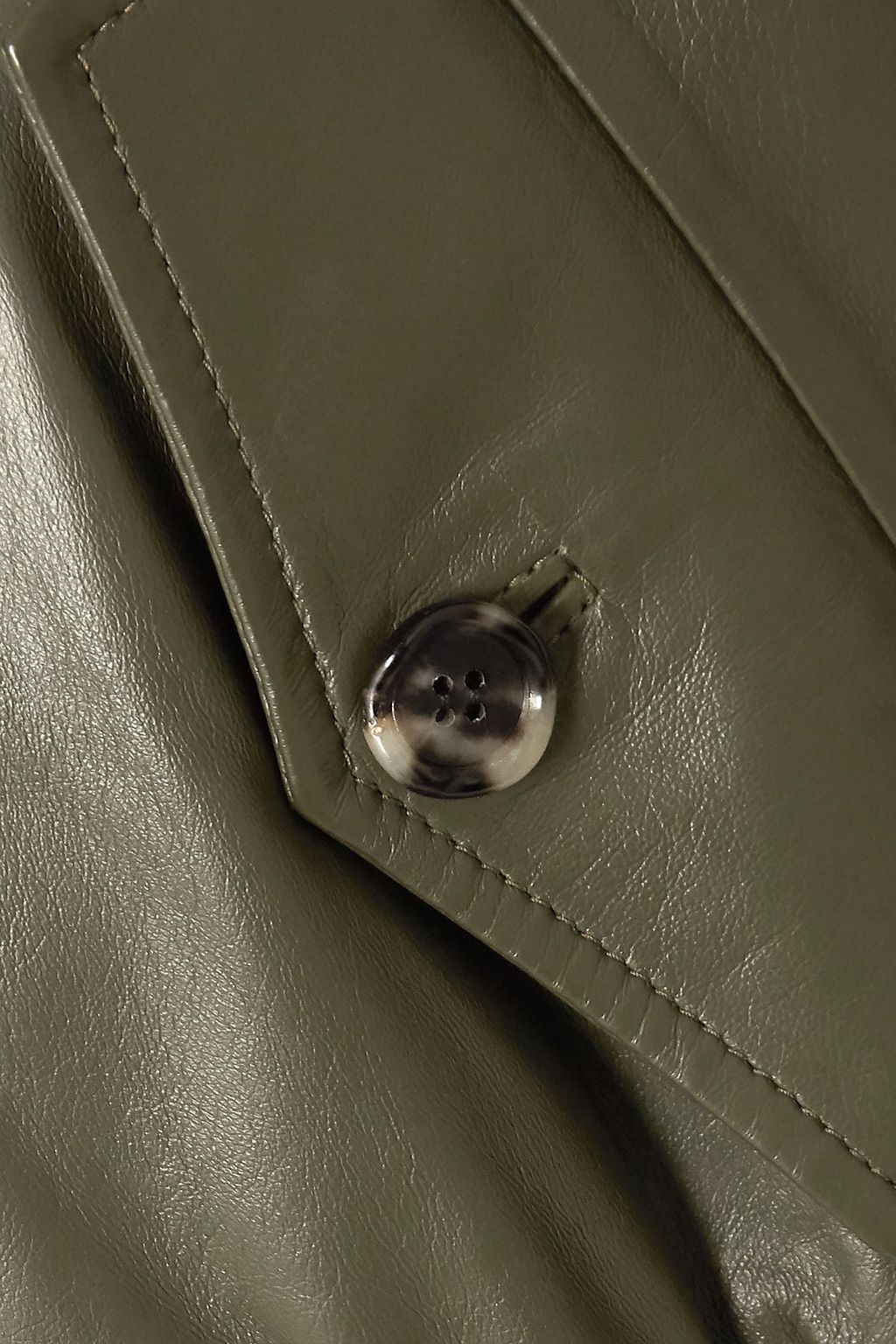 MARNI Two-tone leather bomber jacket