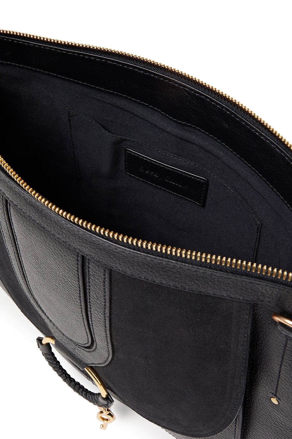 SEE BY CHLOÉ Hana leather and suede shoulder bag