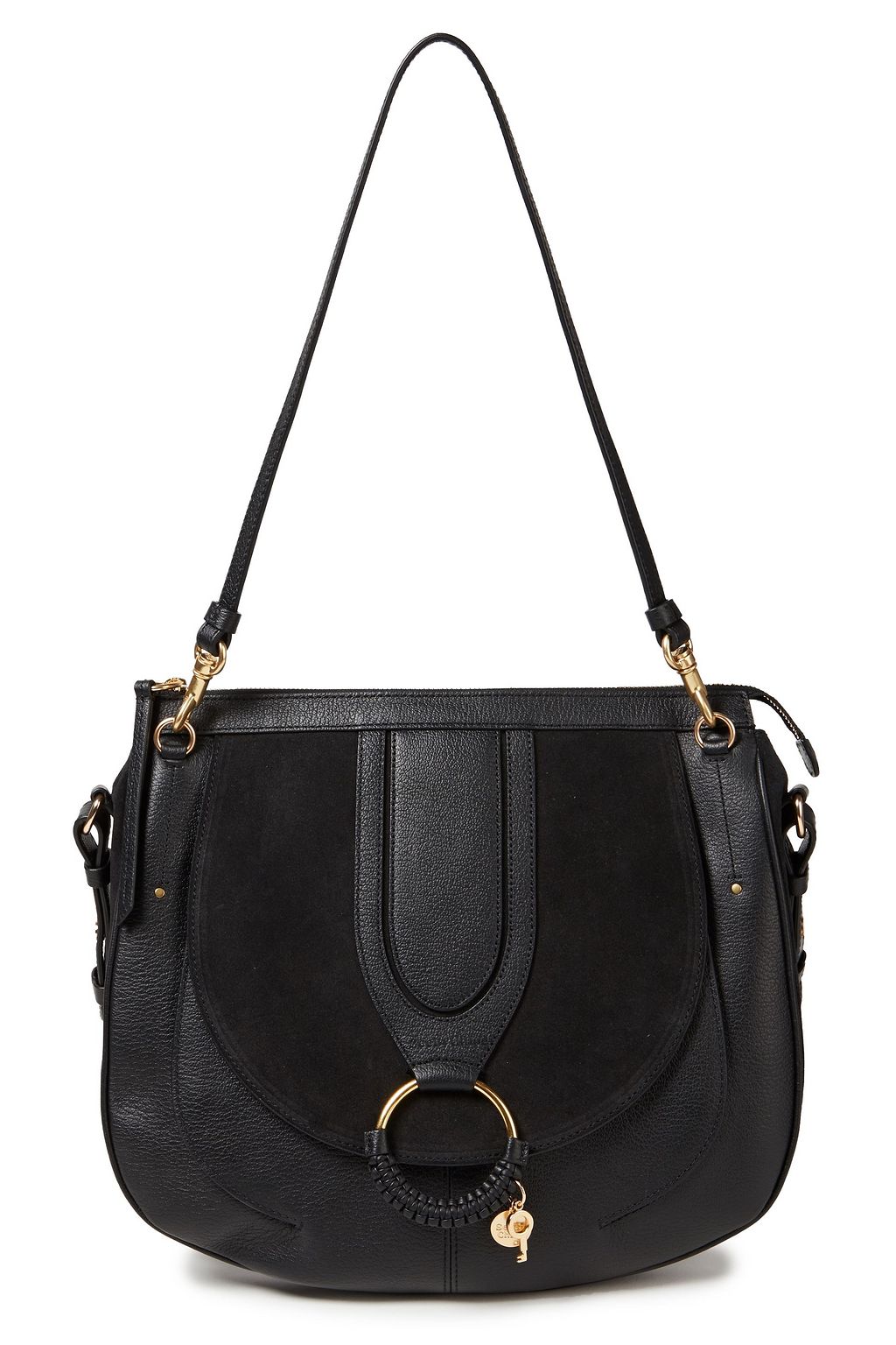 SEE BY CHLOÉ Hana leather and suede shoulder bag