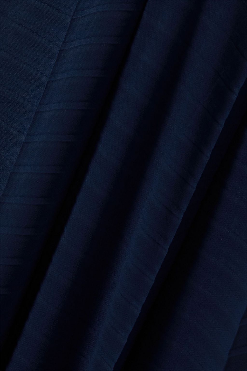 ROLAND MOURET Ordesa one-shoulder pleated crepe dress