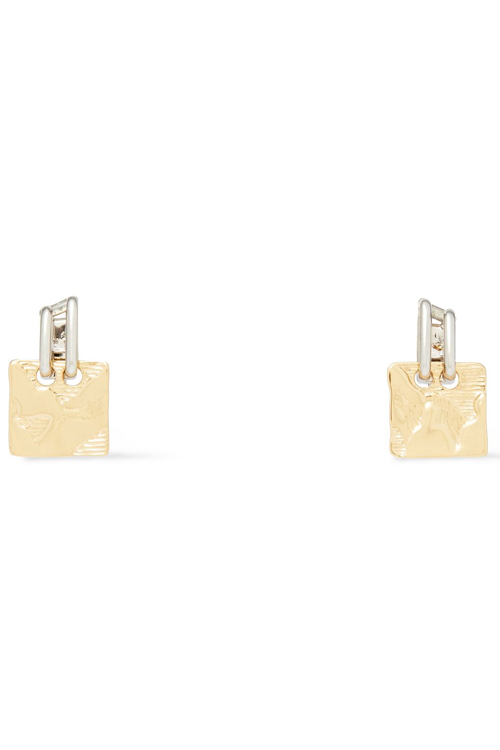 CHLOÉ Gold and silver-tone earrings