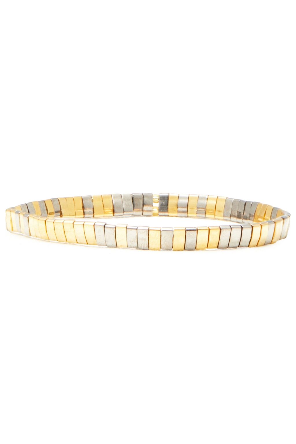 SHASHI Tilu gold-plated beaded bracelet