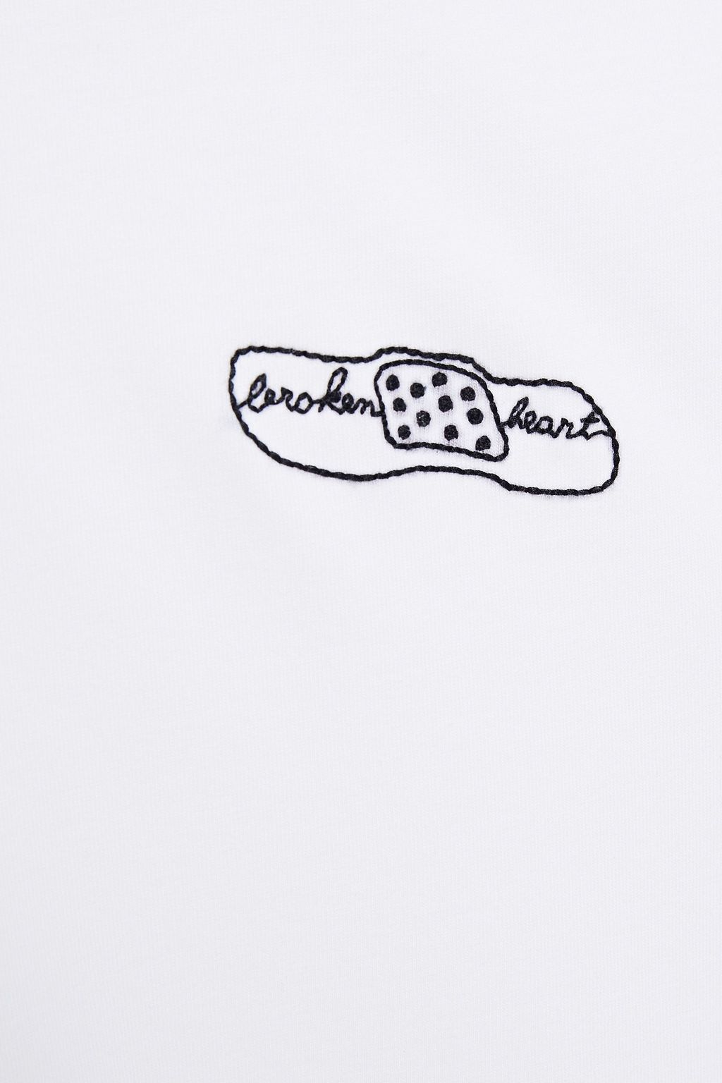 MAISON LABICHE Embellished cotton-jersey T-shirt