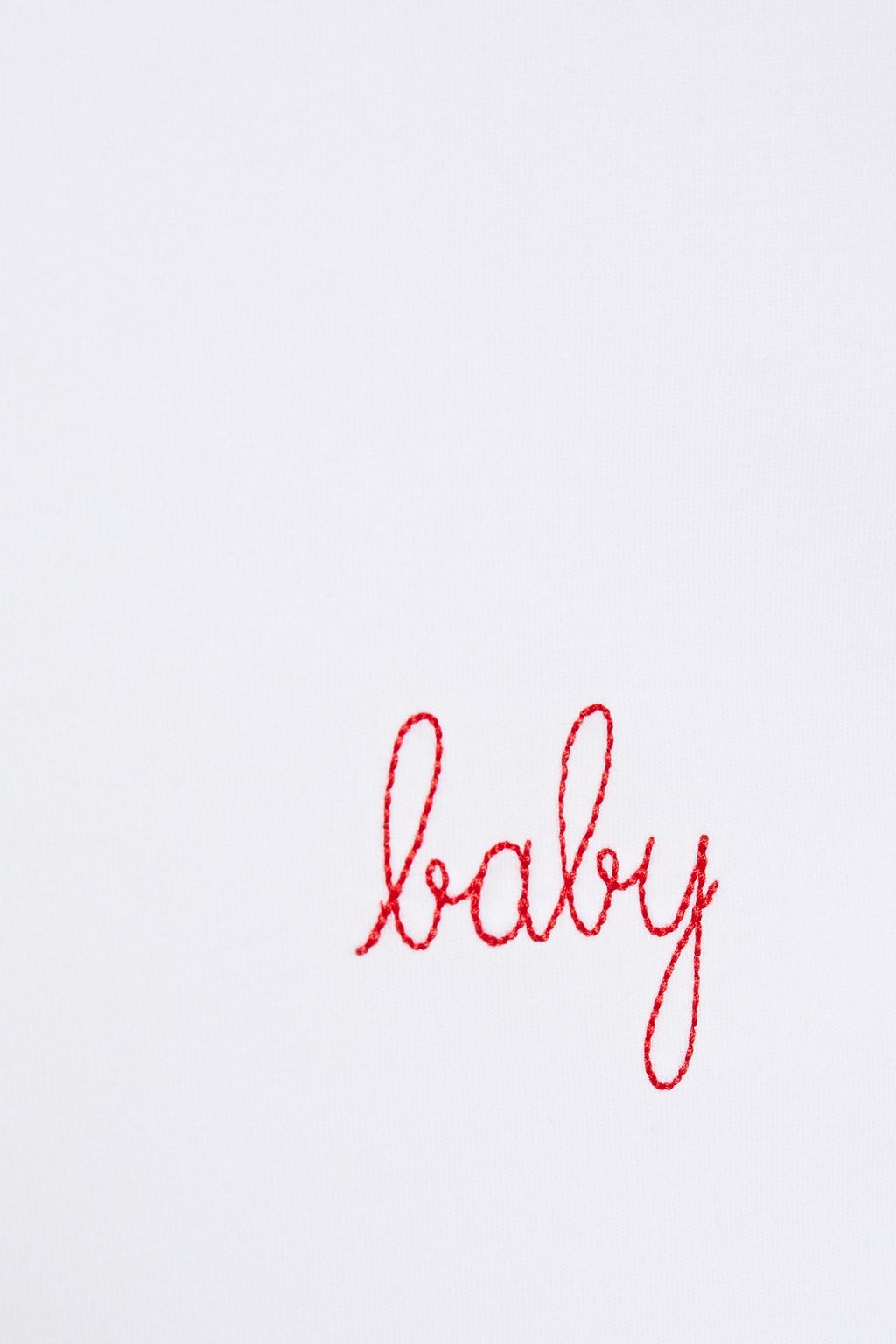MAISON LABICHE Embroidered cotton-jersey T-shirt