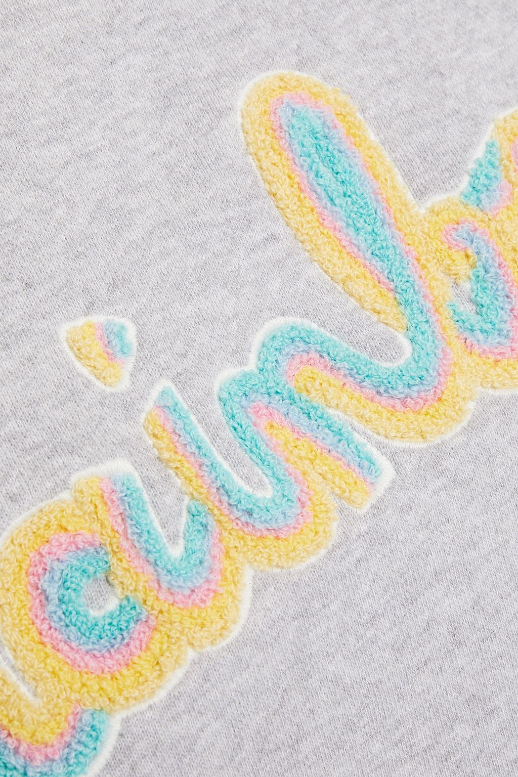 MAISON LABICHE Rainbow cotton-fleece sweatshirt