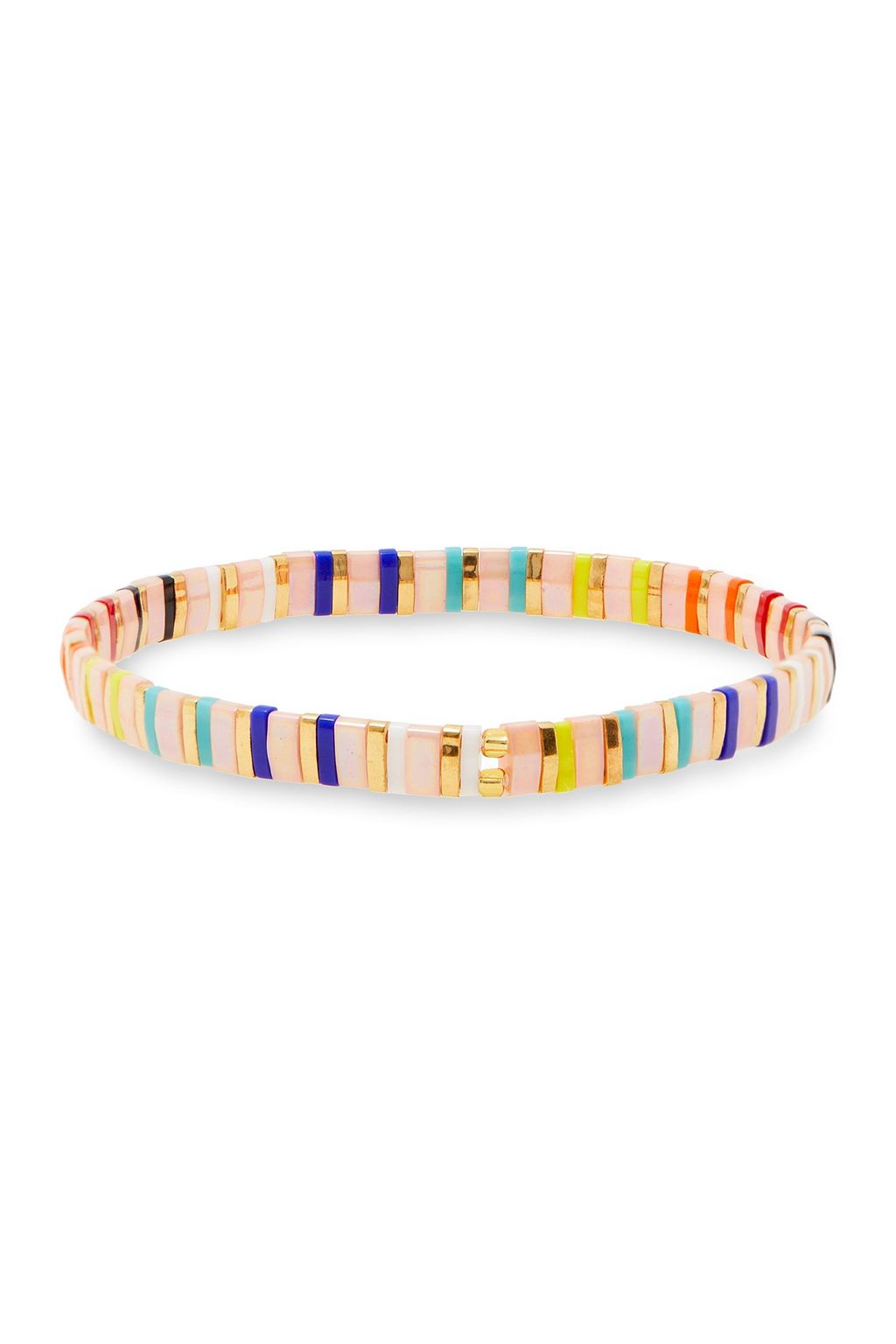SHASHI Tilu gold-plated beaded bracelet