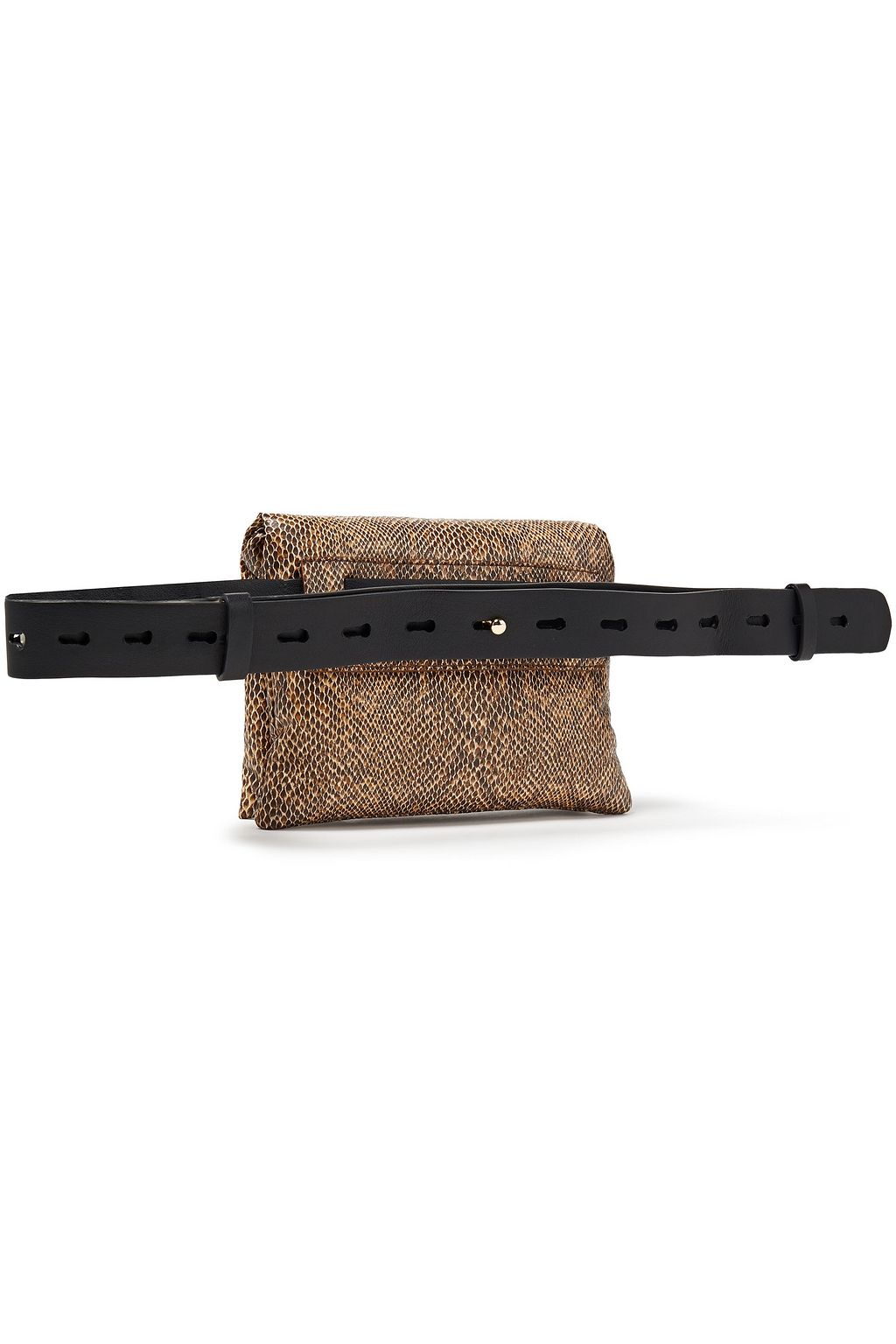 NANUSHKA Tao snake-effect vegan leather belt bag
