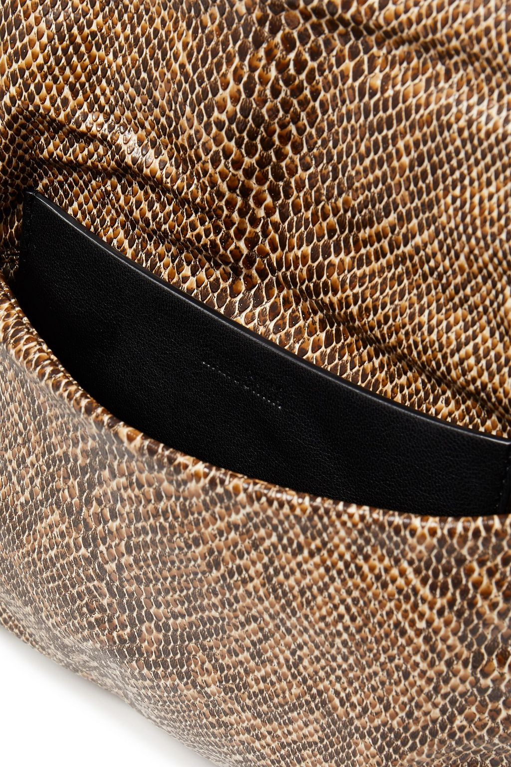 NANUSHKA Tao snake-effect vegan leather belt bag