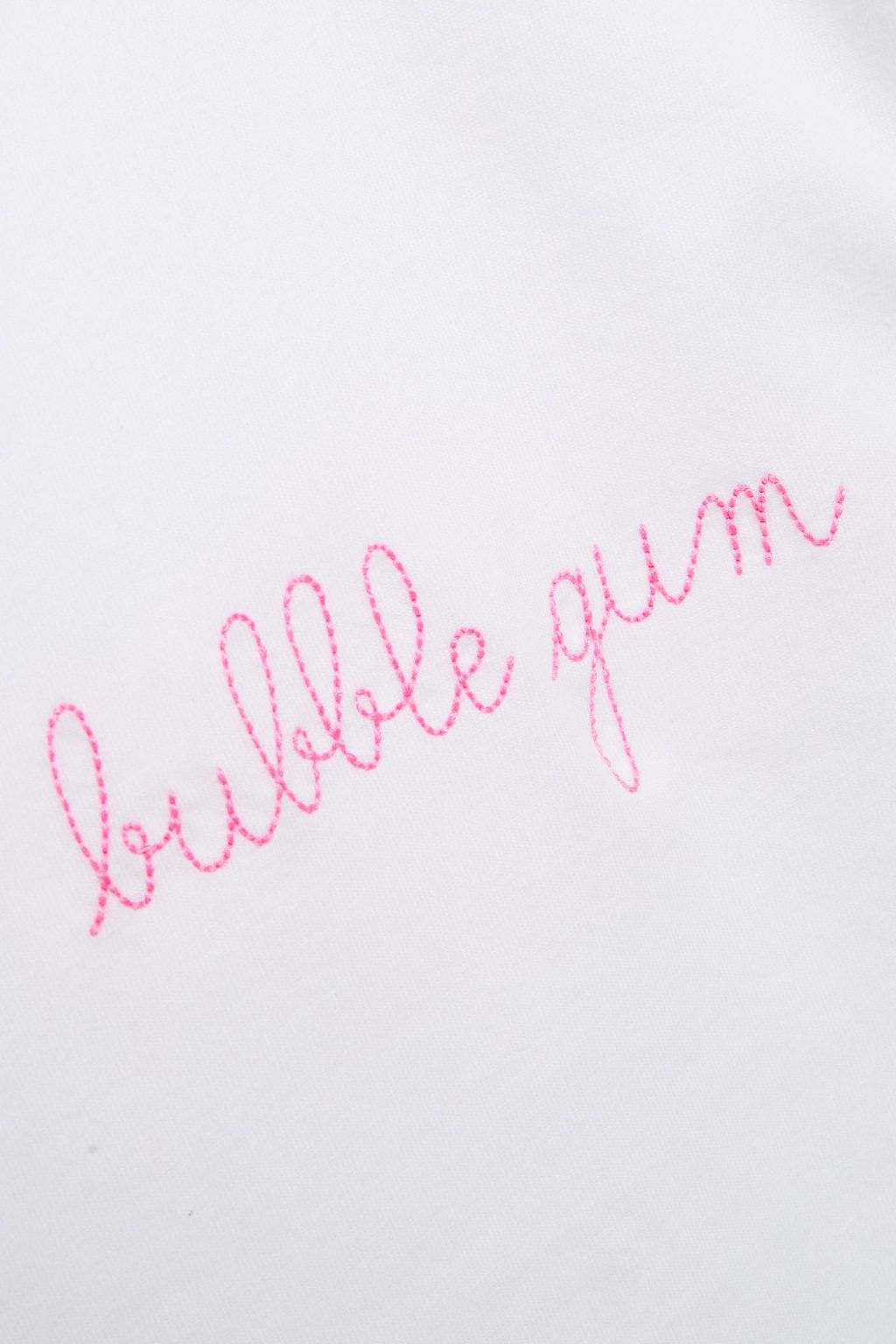 MAISON LABICHE Bubble Gum embroidered cotton-jersey T-shirt