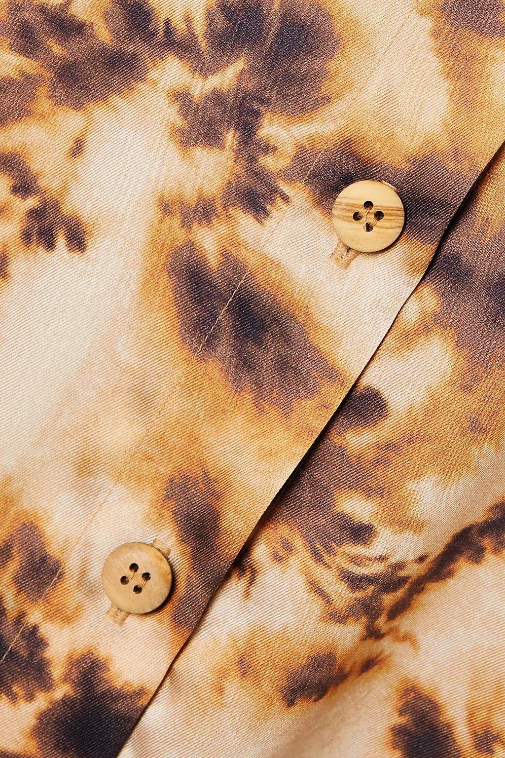 NANUSHKA Bisso wrap-effect tie-dyed satin-twill midi dress