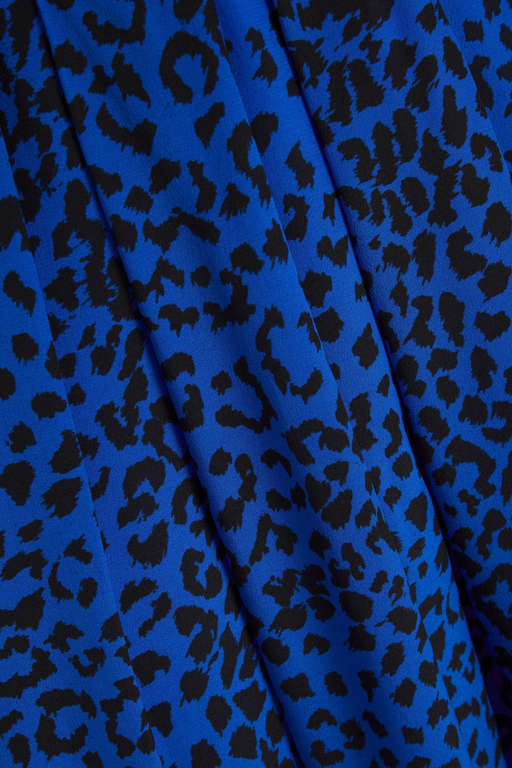 ÊTRE CÉCILE Amelie pleated leopard-print silk crepe de chine midi skirt