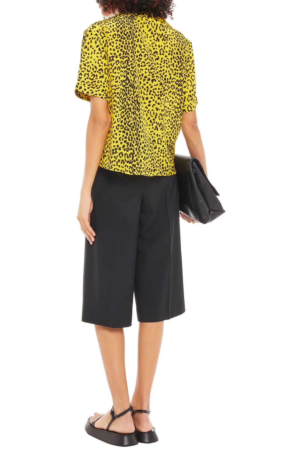 ÊTRE CÉCILE Maude leopard-print silk crepe de chine shirt