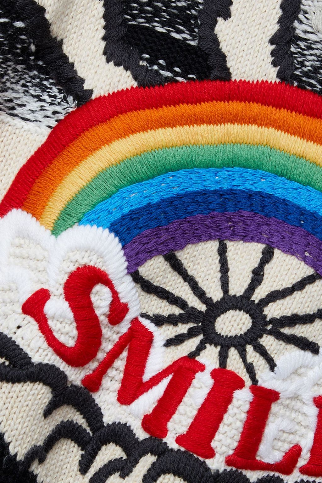 STELLA MCCARTNEY Kind intarsia-knit wool and cotton-blend sweater