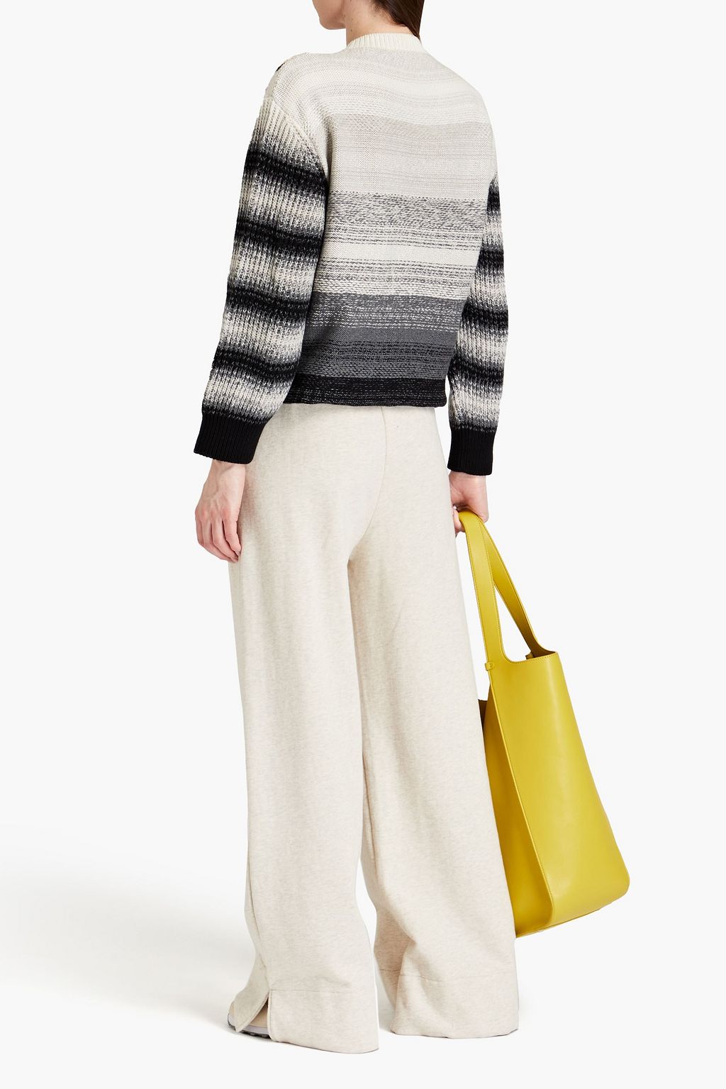 STELLA MCCARTNEY Kind intarsia-knit wool and cotton-blend sweater