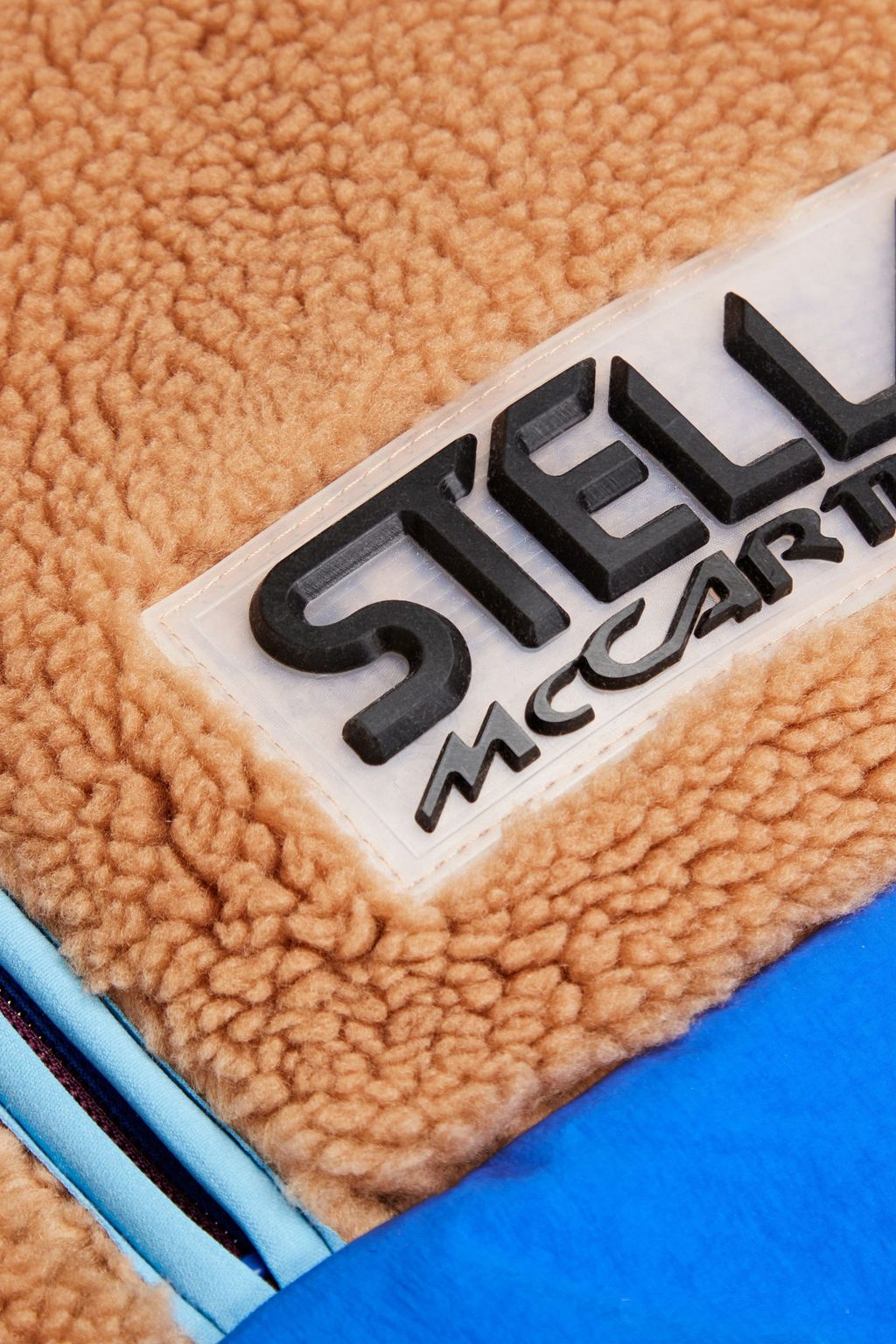 STELLA MCCARTNEY Marlee oversized paneled fleece and shell hoodie