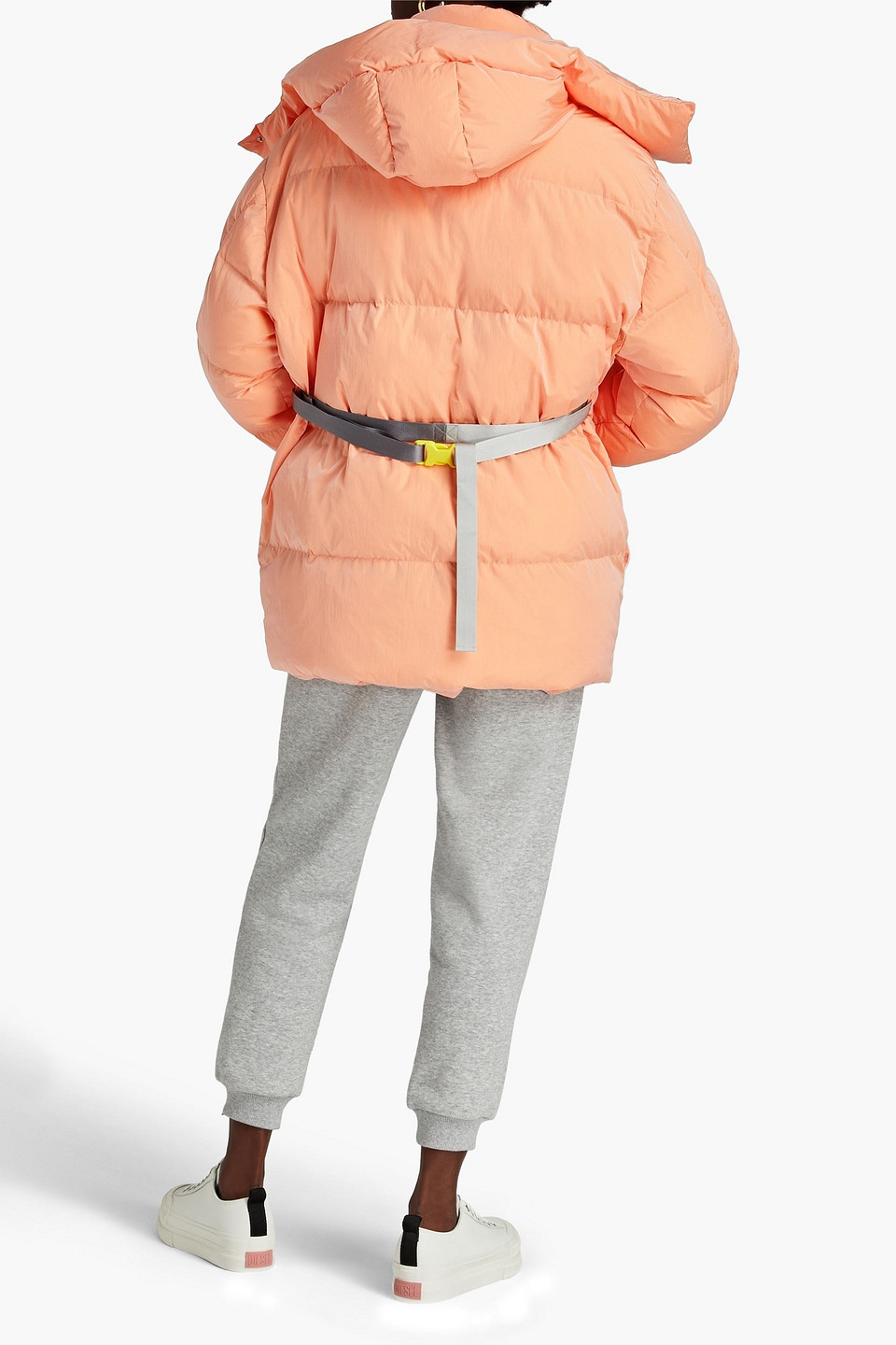  Stella Mccartney - Quilted Shell Hooded Jacket - Orange - It 40 
