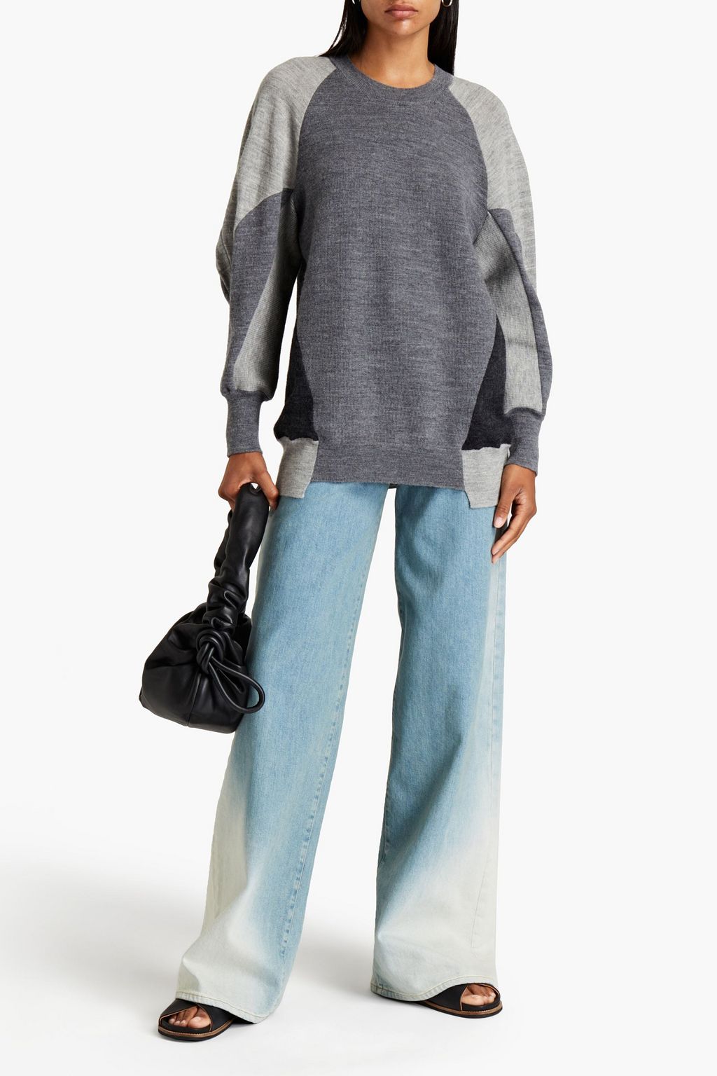 STELLA MCCARTNEY ウール混 セーター カラーブロック